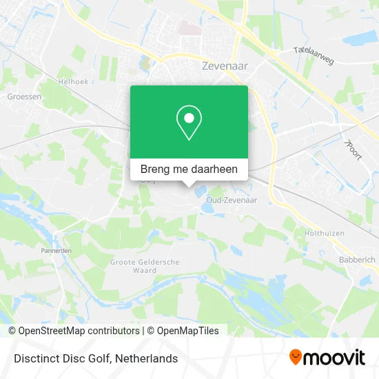 Disctinct Disc Golf kaart