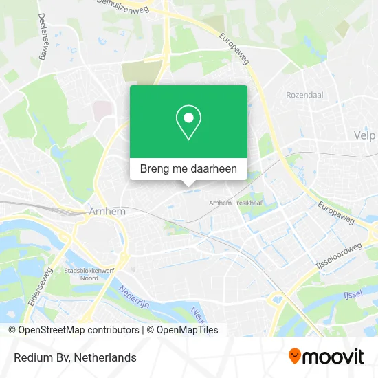 Redium Bv kaart