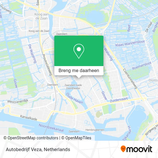 Autobedrijf Veza kaart