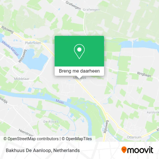 Bakhuus De Aanloop kaart