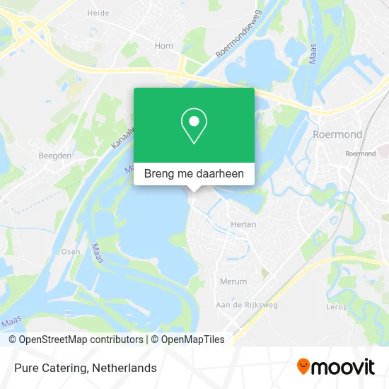 Pure Catering kaart