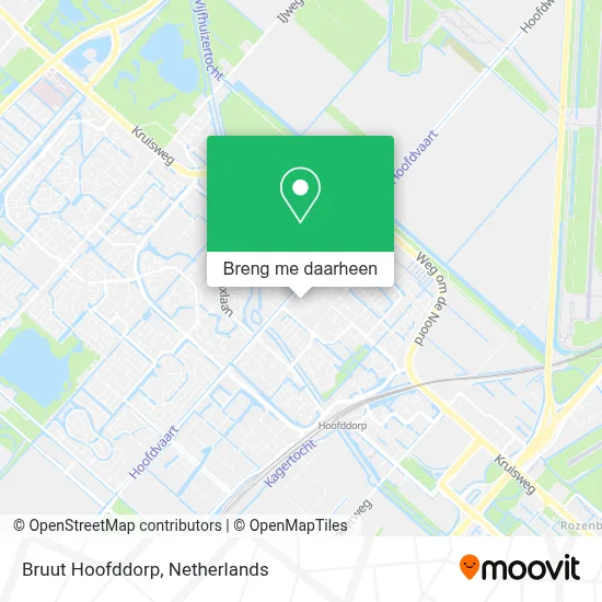 Bruut Hoofddorp kaart