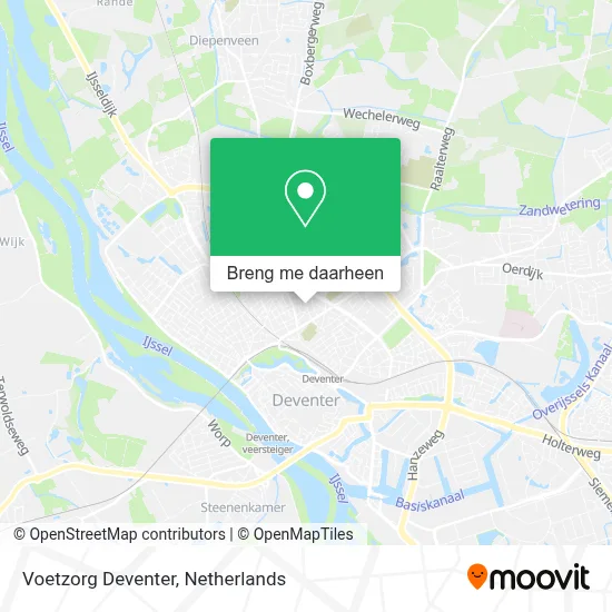 Voetzorg Deventer kaart