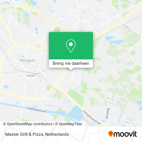 Master Grill & Pizza kaart