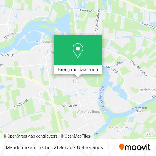 Mandemakers Technical Service kaart