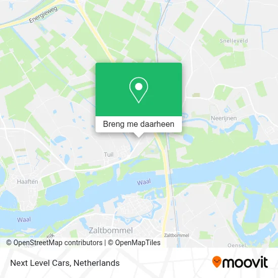 Next Level Cars kaart