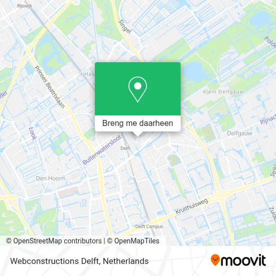 Webconstructions Delft kaart