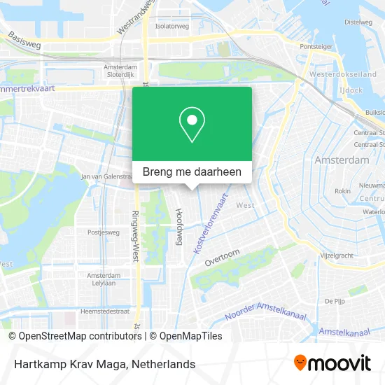 Hartkamp Krav Maga kaart