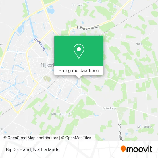 Bij De Hand kaart