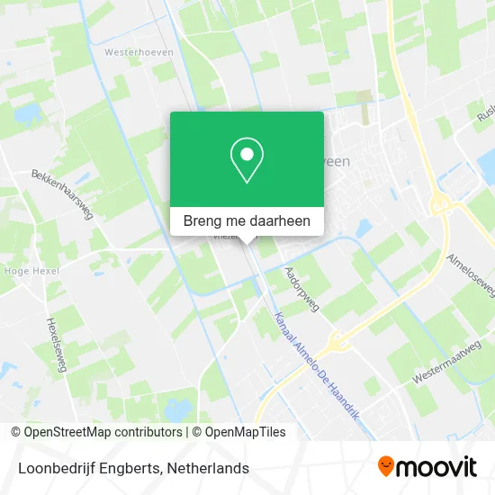 Loonbedrijf Engberts kaart