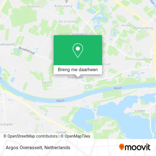 Argos Overasselt kaart