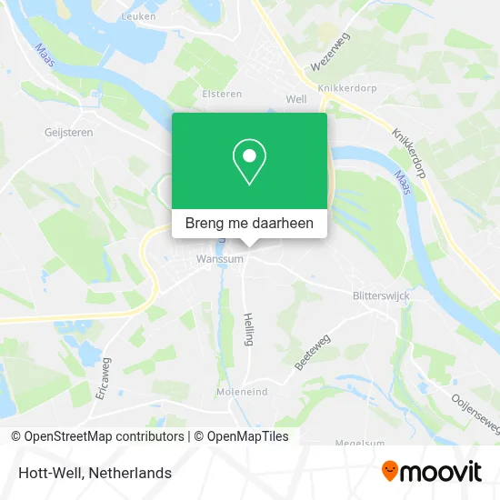 Hott-Well kaart