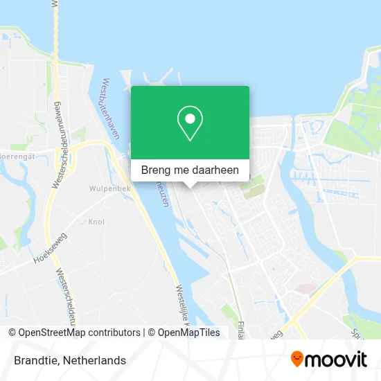Brandtie kaart