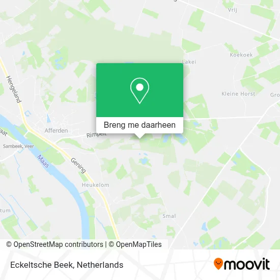 Eckeltsche Beek kaart