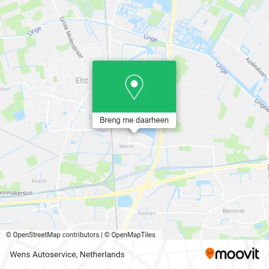 Wens Autoservice kaart