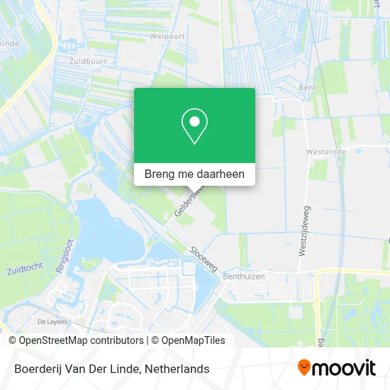 Boerderij Van Der Linde kaart
