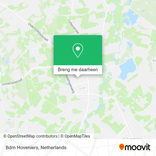 Bdm Hoveniers kaart