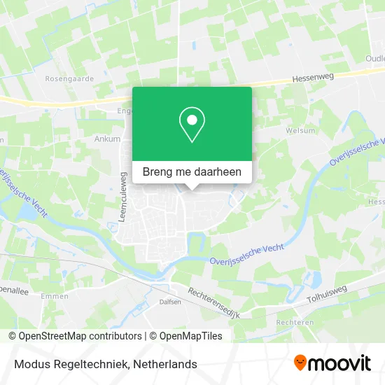 Modus Regeltechniek kaart