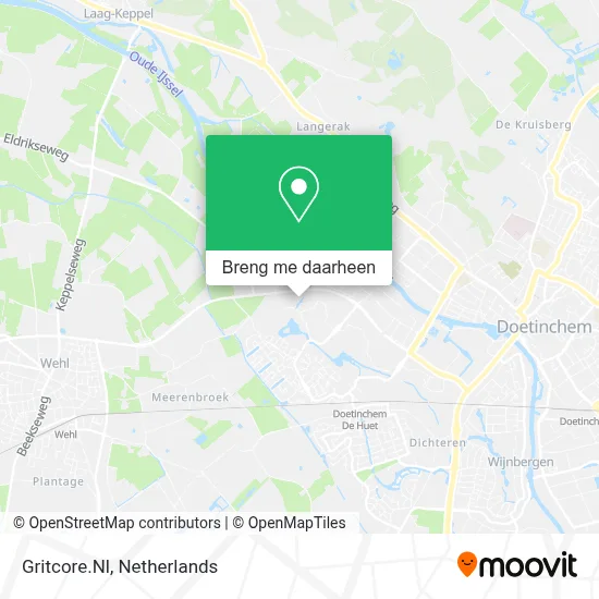 Gritcore.Nl kaart