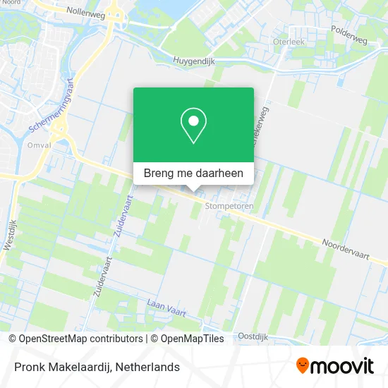 Pronk Makelaardij kaart