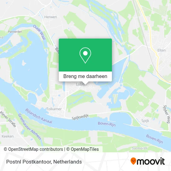 Postnl Postkantoor kaart