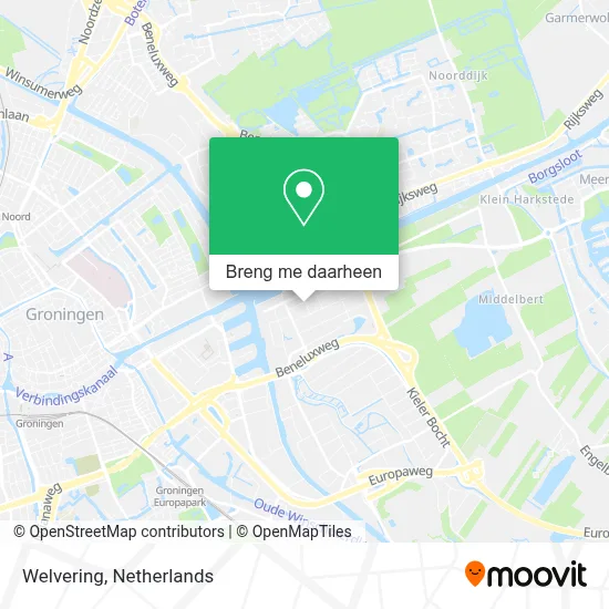 Welvering kaart