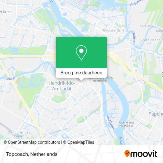 Topcoach kaart