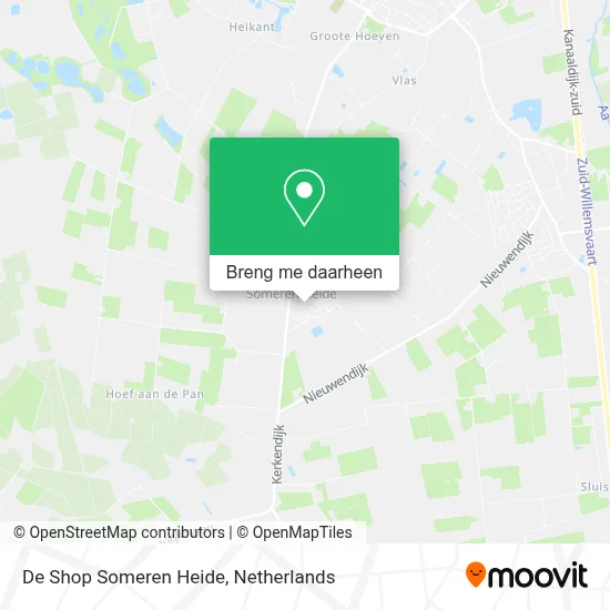 De Shop Someren Heide kaart
