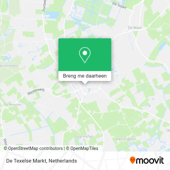 De Texelse Markt kaart