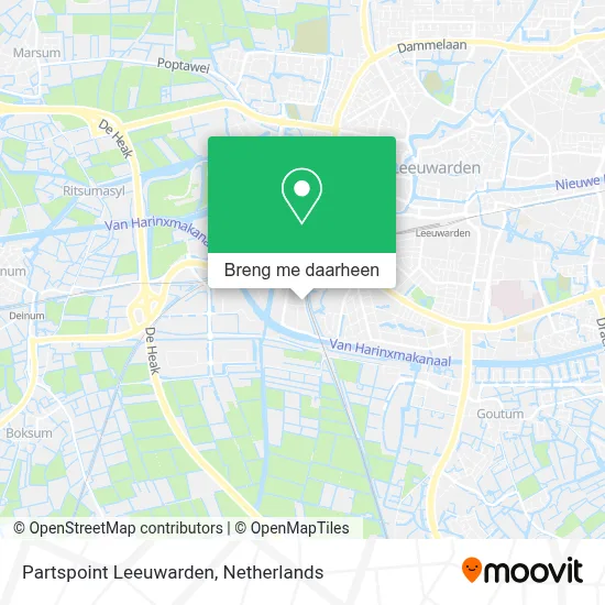 Partspoint Leeuwarden kaart
