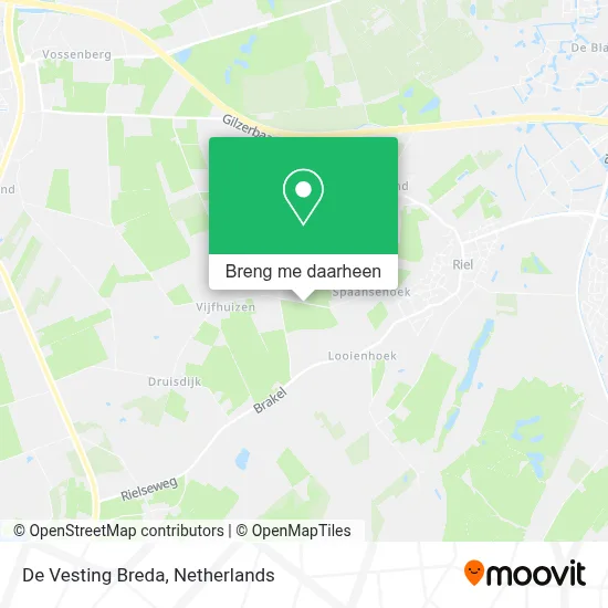 De Vesting Breda kaart
