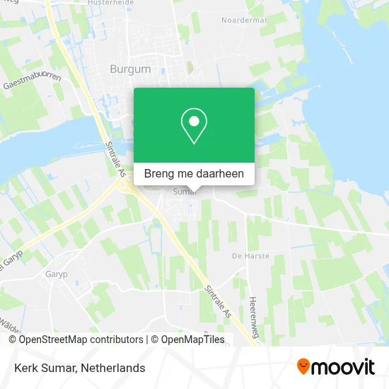 Kerk Sumar kaart