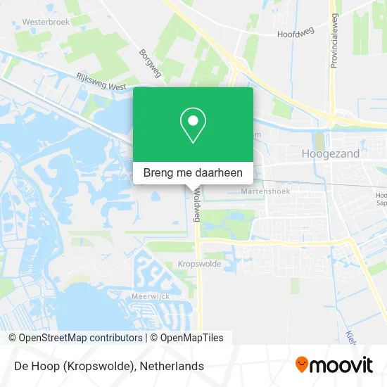 De Hoop (Kropswolde) kaart