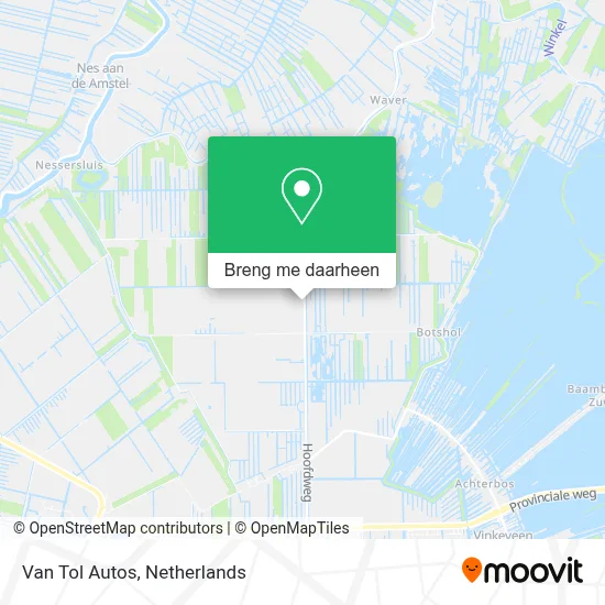 Van Tol Autos kaart
