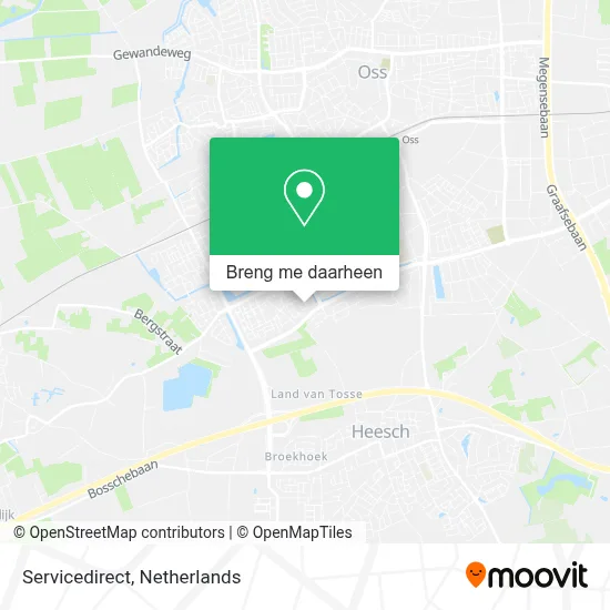 Servicedirect kaart