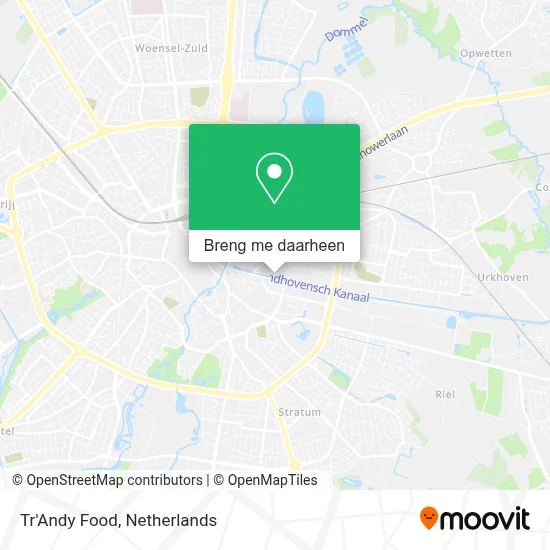 Tr'Andy Food kaart
