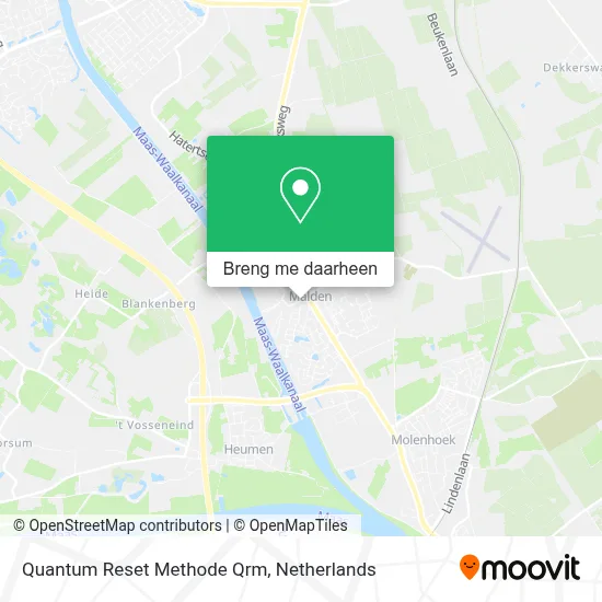 Quantum Reset Methode Qrm kaart