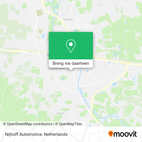 Nijhoff Automotive kaart