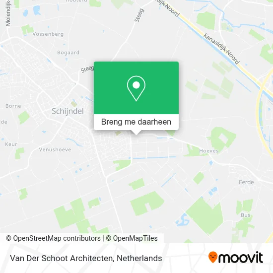 Van Der Schoot Architecten kaart