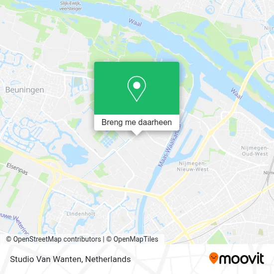 Studio Van Wanten kaart