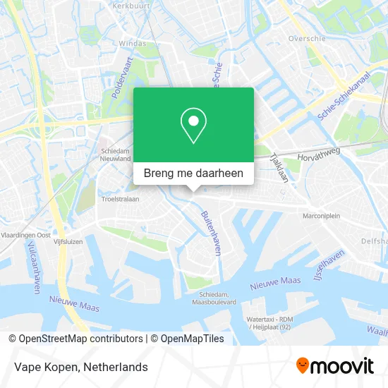 Vape Kopen kaart