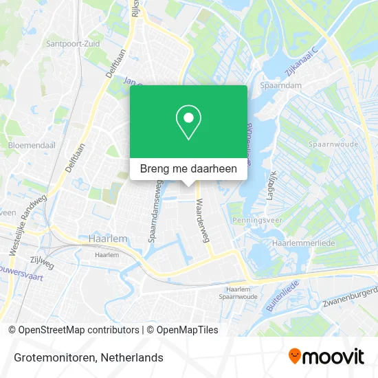 Grotemonitoren kaart