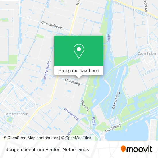 Jongerencentrum Pectos kaart