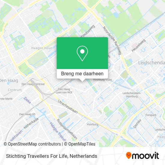 Stichting Travellers For Life kaart