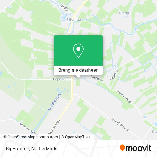 Bij Proeme kaart
