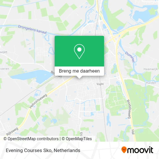 Evening Courses Sko kaart