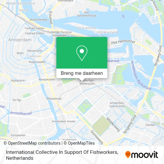 International Collective In Support Of Fishworkers kaart