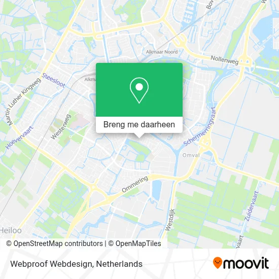 Webproof Webdesign kaart