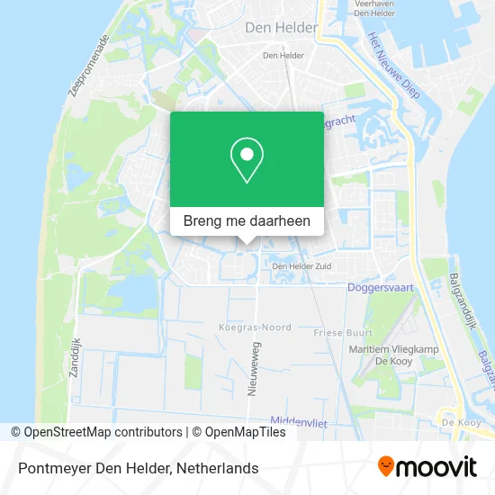 Pontmeyer Den Helder kaart