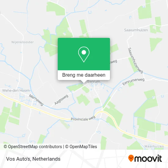 Vos Auto's kaart